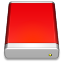 External Drive Red icon